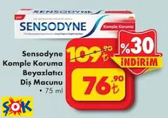 SENSODYNE KOMPLE KORUMA BEYAZLATICI DİŞ MACUNU 75 ML SENSODYNE KOMPLE KORUMA BEYAZLATICI DİŞ MACUNU 75 ML